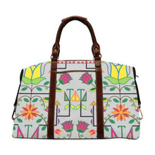 Load image into Gallery viewer, Geometric Floral Summer-Gray Classic Travel Bag (Model 1643) Remake Classic Travel Bags (1643) e-joyer 
