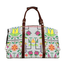 Load image into Gallery viewer, Geometric Floral Summer-Gray Classic Travel Bag (Model 1643) Remake Classic Travel Bags (1643) e-joyer 
