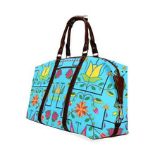 Load image into Gallery viewer, Geometric Floral Summer-Sky Blue Classic Travel Bag (Model 1643) Remake Classic Travel Bags (1643) e-joyer 
