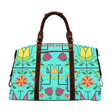Load image into Gallery viewer, Geometric Floral Summer-Sky Classic Travel Bag (Model 1643) Remake Classic Travel Bags (1643) e-joyer 
