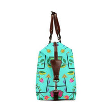 Load image into Gallery viewer, Geometric Floral Summer-Sky Classic Travel Bag (Model 1643) Remake Classic Travel Bags (1643) e-joyer 
