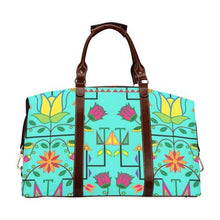 Load image into Gallery viewer, Geometric Floral Summer-Sky Classic Travel Bag (Model 1643) Remake Classic Travel Bags (1643) e-joyer 
