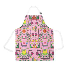 Load image into Gallery viewer, Geometric Floral Summer-Sunset All Over Print Apron All Over Print Apron e-joyer 
