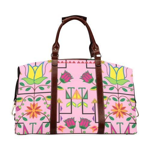 Geometric Floral Summer-Sunset Classic Travel Bag (Model 1643) Remake Classic Travel Bags (1643) e-joyer 