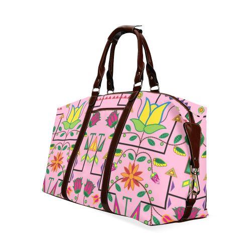 Geometric Floral Summer-Sunset Classic Travel Bag (Model 1643) Remake Classic Travel Bags (1643) e-joyer 