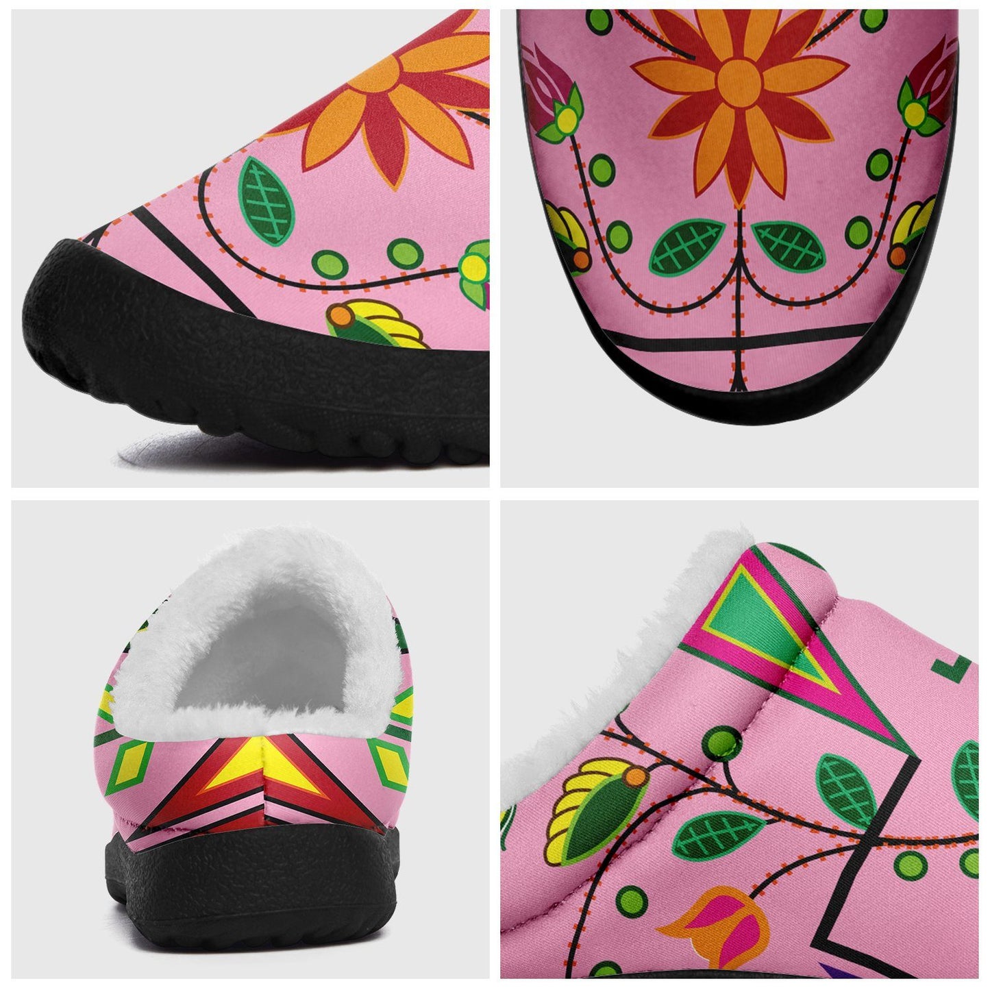 Geometric Floral Summer Sunset Ikinnii Indoor Slipper 49 Dzine 