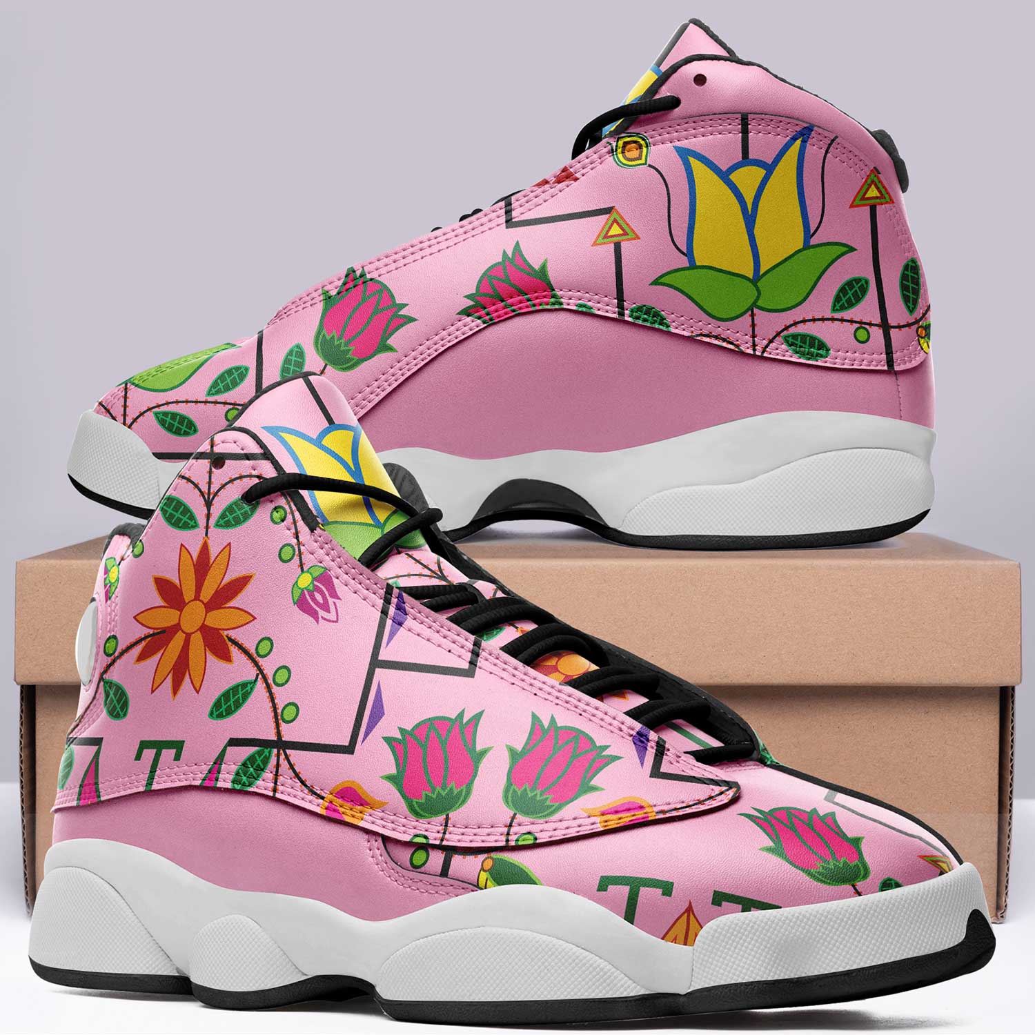 Geometric Floral Summer Sunset Isstsokini Athletic Shoes Herman 