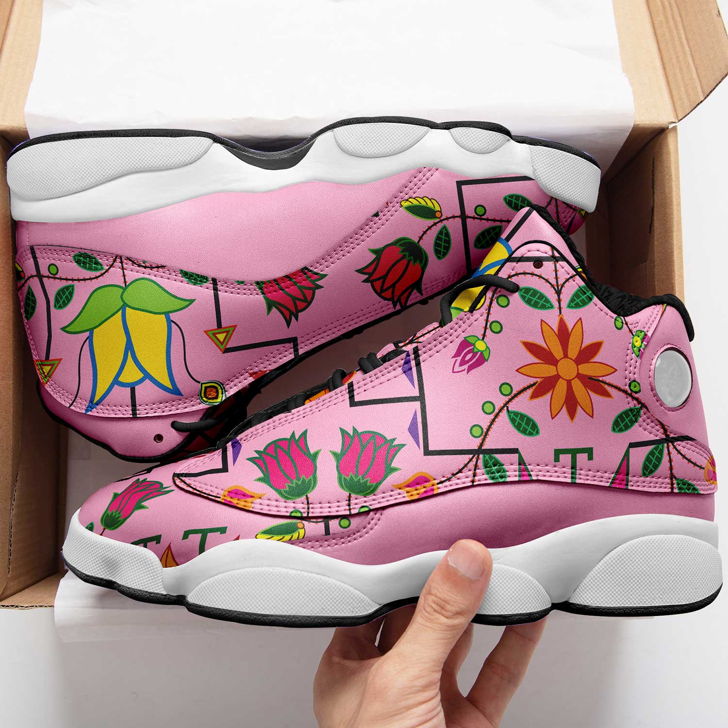 Geometric Floral Summer Sunset Isstsokini Athletic Shoes Herman 