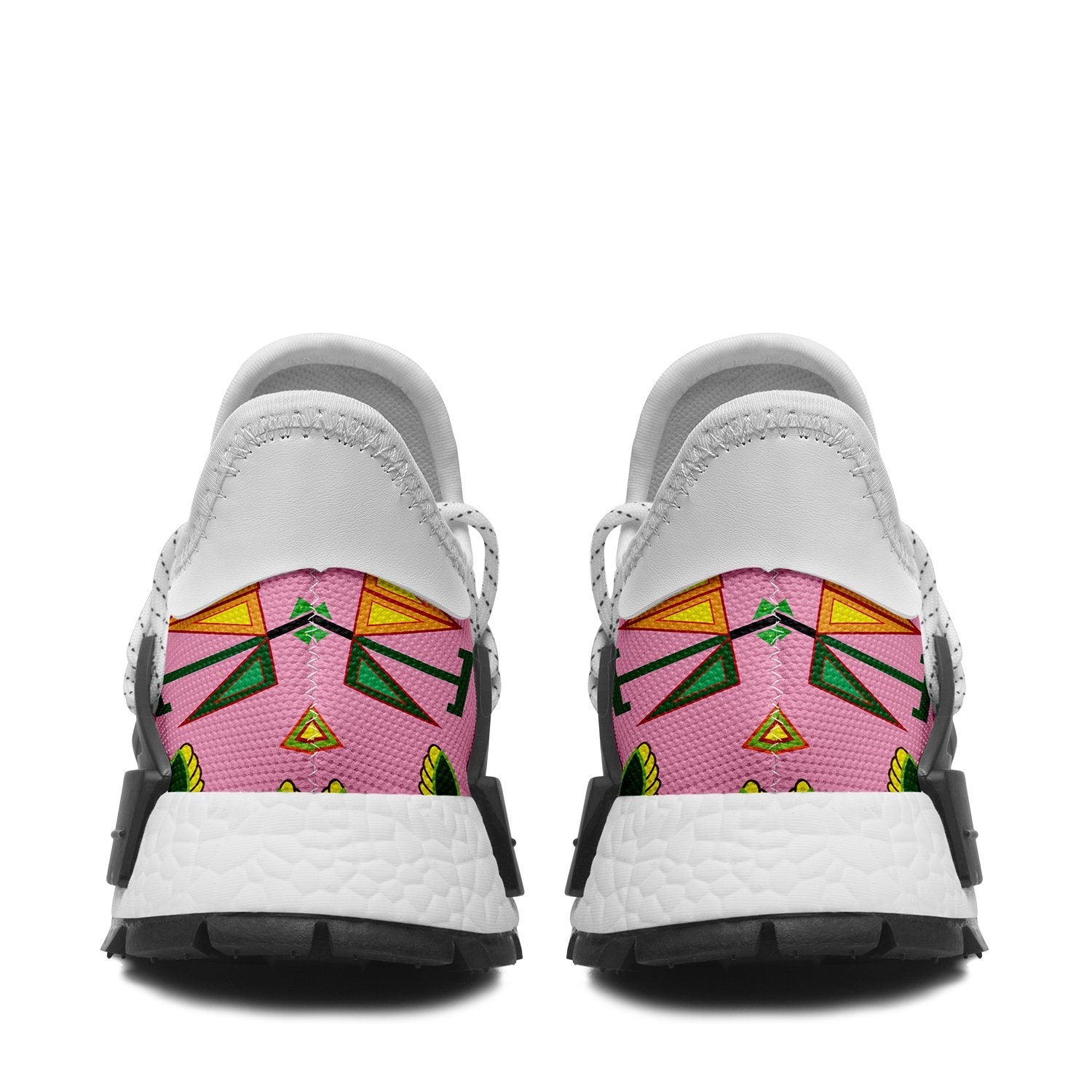 Geometric Floral Summer Sunset Okaki Sneakers Shoes 49 Dzine 