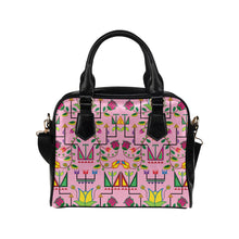 Load image into Gallery viewer, Geometric Floral Summer-Sunset Shoulder Handbag (Model 1634) Shoulder Handbags (1634) e-joyer 
