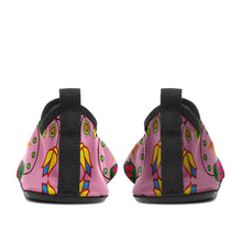 Load image into Gallery viewer, Geometric Floral Summer Sunset Sockamoccs Kid&#39;s Slip On Shoes 49 Dzine 
