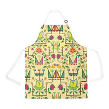 Load image into Gallery viewer, Geometric Floral Summer-Vanilla All Over Print Apron All Over Print Apron e-joyer 
