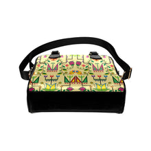 Load image into Gallery viewer, Geometric Floral Summer-Vanilla Shoulder Handbag (Model 1634) Shoulder Handbags (1634) e-joyer 
