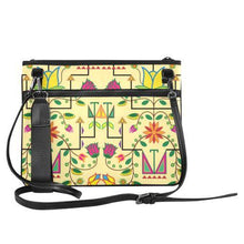 Load image into Gallery viewer, Geometric Floral Summer-Vanilla Slim Clutch Bag (Model 1668) Slim Clutch Bags (1668) e-joyer 
