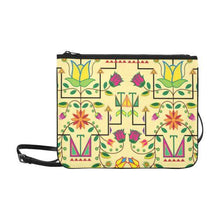 Load image into Gallery viewer, Geometric Floral Summer-Vanilla Slim Clutch Bag (Model 1668) Slim Clutch Bags (1668) e-joyer 
