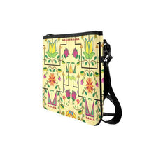 Load image into Gallery viewer, Geometric Floral Summer-Vanilla Slim Clutch Bag (Model 1668) Slim Clutch Bags (1668) e-joyer 
