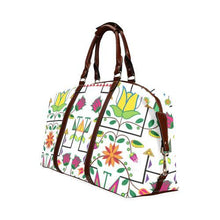 Load image into Gallery viewer, Geometric Floral Summer-White Classic Travel Bag (Model 1643) Remake Classic Travel Bags (1643) e-joyer 
