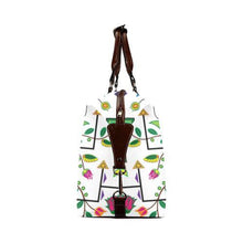 Load image into Gallery viewer, Geometric Floral Summer-White Classic Travel Bag (Model 1643) Remake Classic Travel Bags (1643) e-joyer 
