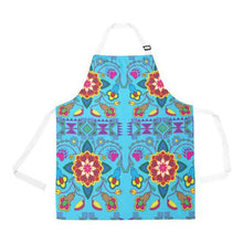 Load image into Gallery viewer, Geometric Floral Winter All Over Print Apron All Over Print Apron e-joyer 
