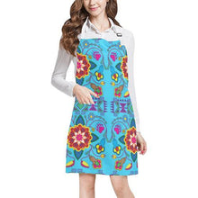 Load image into Gallery viewer, Geometric Floral Winter All Over Print Apron All Over Print Apron e-joyer 
