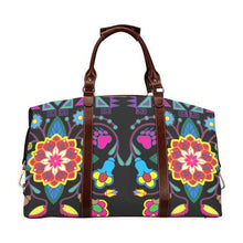 Load image into Gallery viewer, Geometric Floral Winter-Black Classic Travel Bag (Model 1643) Remake Classic Travel Bags (1643) e-joyer 
