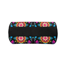 Load image into Gallery viewer, Geometric Floral Winter - Black Duffle Bag (Model 1679) Duffle Bag (1679) e-joyer 
