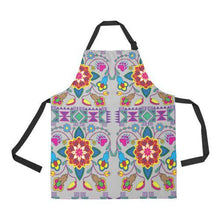 Load image into Gallery viewer, Geometric Floral Winter-Gray All Over Print Apron All Over Print Apron e-joyer 
