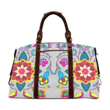 Load image into Gallery viewer, Geometric Floral Winter-Gray Classic Travel Bag (Model 1643) Remake Classic Travel Bags (1643) e-joyer 
