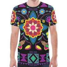 Load image into Gallery viewer, Geometric Floral Winter New All Over Print T-shirt for Men (Model T45) New All Over Print T-shirt for Men (T45) e-joyer 
