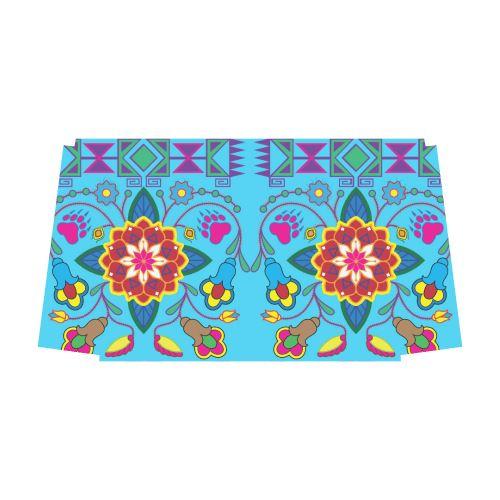 Geometric Floral Winter-Sky Blue Classic Travel Bag (Model 1643) Remake Classic Travel Bags (1643) e-joyer 