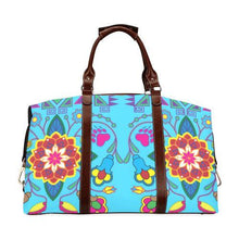 Load image into Gallery viewer, Geometric Floral Winter-Sky Blue Classic Travel Bag (Model 1643) Remake Classic Travel Bags (1643) e-joyer 
