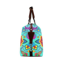 Load image into Gallery viewer, Geometric Floral Winter-Sky Classic Travel Bag (Model 1643) Remake Classic Travel Bags (1643) e-joyer 
