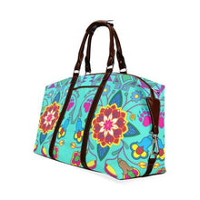 Load image into Gallery viewer, Geometric Floral Winter-Sky Classic Travel Bag (Model 1643) Remake Classic Travel Bags (1643) e-joyer 
