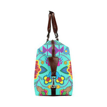 Load image into Gallery viewer, Geometric Floral Winter-Sky Classic Travel Bag (Model 1643) Remake Classic Travel Bags (1643) e-joyer 
