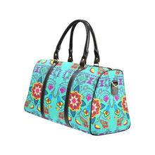 Load image into Gallery viewer, Geometric Floral Winter-Sky New Waterproof Travel Bag/Large (Model 1639) Waterproof Travel Bags (1639) e-joyer 
