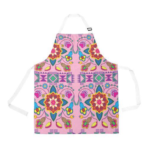 Geometric Floral Winter-Sunset All Over Print Apron All Over Print Apron e-joyer 