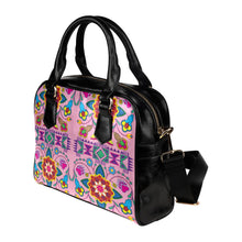 Load image into Gallery viewer, Geometric Floral Winter-Sunset Shoulder Handbag (Model 1634) Shoulder Handbags (1634) e-joyer 
