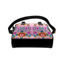 Load image into Gallery viewer, Geometric Floral Winter-Sunset Shoulder Handbag (Model 1634) Shoulder Handbags (1634) e-joyer 
