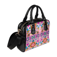 Load image into Gallery viewer, Geometric Floral Winter-Sunset Shoulder Handbag (Model 1634) Shoulder Handbags (1634) e-joyer 
