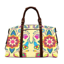 Load image into Gallery viewer, Geometric Floral Winter-Vanilla Classic Travel Bag (Model 1643) Remake Classic Travel Bags (1643) e-joyer 
