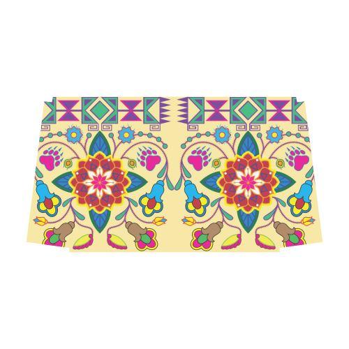 Geometric Floral Winter-Vanilla Classic Travel Bag (Model 1643) Remake Classic Travel Bags (1643) e-joyer 