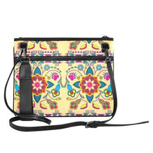 Load image into Gallery viewer, Geometric Floral Winter-Vanilla Slim Clutch Bag (Model 1668) Slim Clutch Bags (1668) e-joyer 
