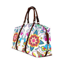 Load image into Gallery viewer, Geometric Floral Winter-White Classic Travel Bag (Model 1643) Remake Classic Travel Bags (1643) e-joyer 
