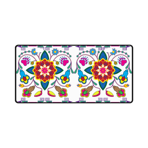 Geometric Floral Winter-White License Plate License Plate e-joyer 