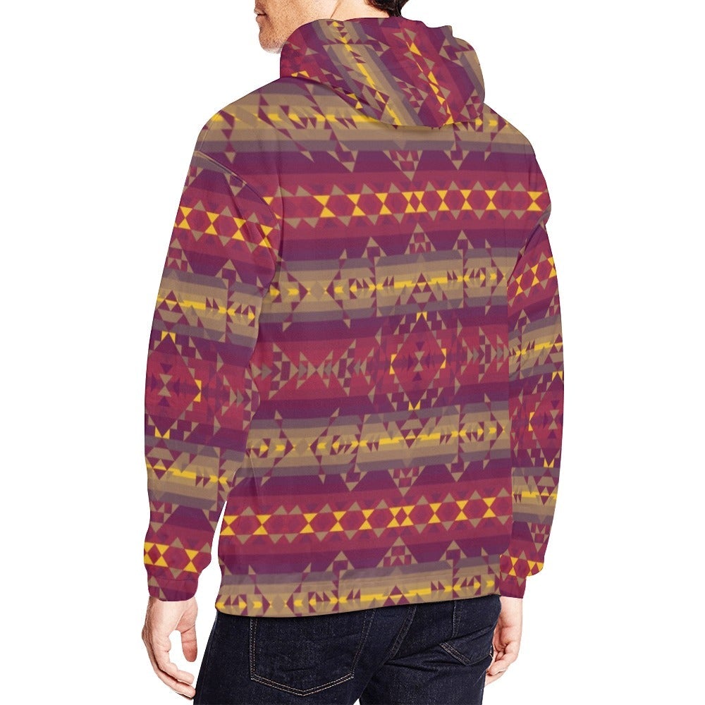 Gold Wool All Over Print Hoodie for Men (USA Size) (Model H13) All Over Print Hoodie for Men (H13) e-joyer 