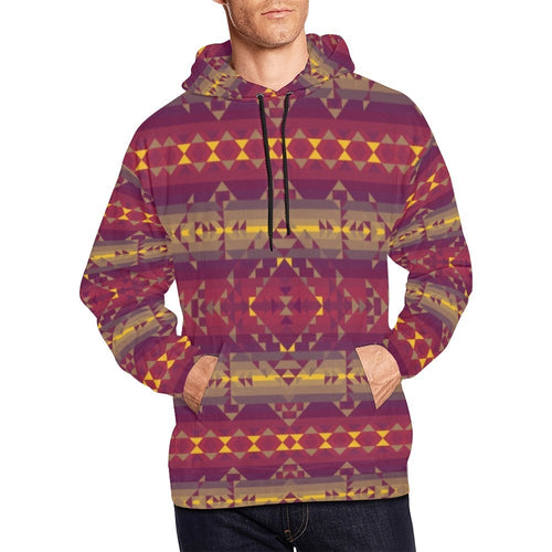 Gold Wool All Over Print Hoodie for Men (USA Size) (Model H13) All Over Print Hoodie for Men (H13) e-joyer 