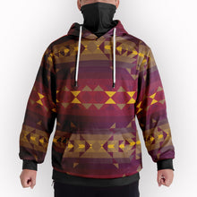 Load image into Gallery viewer, Gold Wool Hoodie with Face Cover 49 Dzine 
