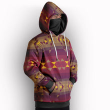 Load image into Gallery viewer, Gold Wool Hoodie with Face Cover 49 Dzine 
