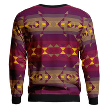 Load image into Gallery viewer, Gold Wool Unisex Crewneck Long Sleeve Top 49 Dzine 
