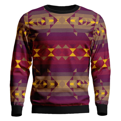 Gold Wool Unisex Crewneck Long Sleeve Top 49 Dzine 